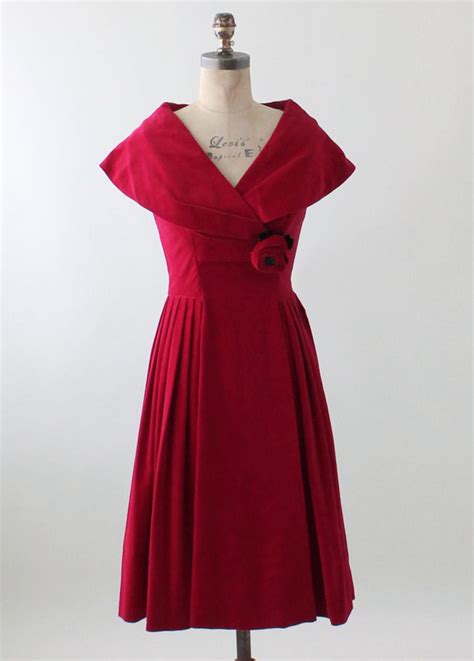 1950s christmas dress|1950s velvet christmas dresses.